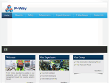 Tablet Screenshot of p-way.com